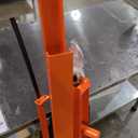 Hydraulic Press 12ton Hydraulic Shop Press H-Frame Garage Floor Adjustable Shop Press with 2 Plates Adjustable Working Table Height, Orange