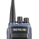 Retevis MateTalk C4 Rechargeable Walkie Talkies for Adults, Intelligent Voice Control, Durable Two Way Radio, 2500mAh, USB-C, VOX, Emergency Alarm, GMRS Handheld Radios for Camping Road Trips(1Pack)