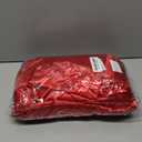 Satin Sheets King Size, 4 Pcs Silky Soft Satin Bed Sheets King Set with Deep Pockets, Extra Smooth & Luxurious Microfiber Sheet for Hair and Skin(Red)