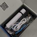 VIWIK Dog Nail Trimmers with Light, Cat Dog Nail Clippers, Dog Nail Grinder Quiet for Large Medium Small Dogs Paw & Cats Claw, Electric 2-Speed Pet Toenail Grooming Supplies, Gifts for Dog Lovers. (White+Blue)