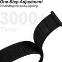 Nylon Watchband Compatible with Garmin Venu 3s/2s/Venu 4 41mm,Forerunner 265s 42mm/255s,18mm Hook and Loop Soft Lightweiht Sport Replacement Strap for Garmin Vivoactive 4S 40mm Women Men