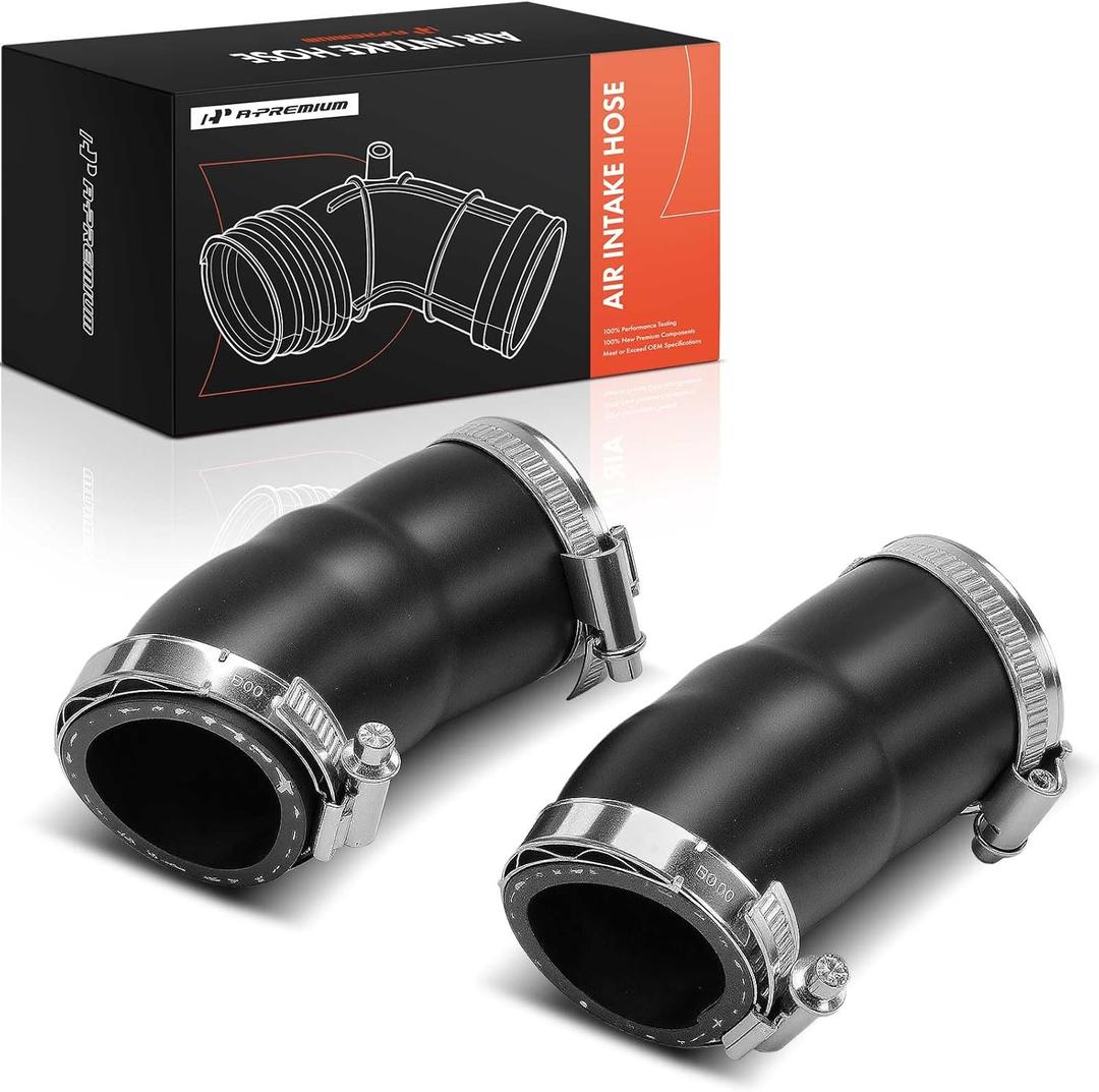 A-Premium Engine Air Clean Intake Tube Hose W/Clamps Compatible with Audi A8 Quattro 2013-2018, RS7 2014-2018, S6 2013-2018, S7 2013-2014/2016-2018, S8 2013-2018, 4.0L