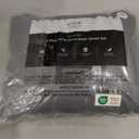 Extra Deep Pocket King Sheets - 4 Piece Breathable & Cooling Bed Sheet Set - Ultra Soft Hotel Luxury Bedding - Comfy, Wrinkle, Fade & Stain Resistant - Easily Fits Extra Deep Mattresses - Dark Grey