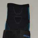 APOYO Elbow Brace for Tendonitis and Tennis Elbow, Compression Sleeve for Arthritis, Workouts, Reduce Joint Pain During Fitness Activity, Large (Blue)