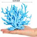 TOPZEA 4 Pack Artificial Aquarium Coral Decor, Plastic Faux Coral Reef Decorative Cute Fish Tank Decorations, Under the Sea Centerpiece Realistic Ocean Plant Ornaments for Party, Living Room