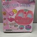 Kids Foot Spa & Nail Kit - Kids Spa Day Kit for Girls with Mask Foot Bath and Nail Dryer - Manicures Pedicure Toy Kit Nails Art Salon Girl Stuff - Christmas Birthday Gifts for 6 7 8 9 10-12 Year Old