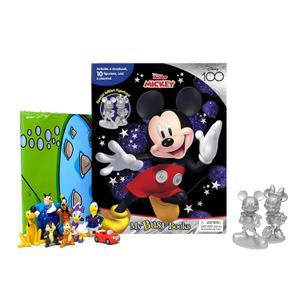 Disney 100 Limited Edition Mickey My Busy Books - Storybook, 10 figurines, playmat