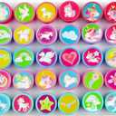 TINYMILLS 50 Pcs Unicorn Assorted Stampers for Kids Stocking Stuffer Party Favor Goodie Bag Prizes Classroom Rewards Pinata Filler Arts and Crafts for Kids Girls Birthday Party Favors