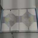 wyooxoo 4x6 Picture Frames Set of 4 Made Of Solid Wood Dark blue Photo Frames Colorful Frame with HD Plexiglass, Wall or Tabletop Display