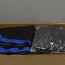 ONETWOFIT 51" Silent Trampoline with Adjustable Handle Bar, Fitness Trampoline Bungee Rebounder Jumping Cardio Trainer Workout for Adults Blue