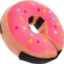HANABASS Pet Recovery Cone Inflatable Dog Donut Collar Soft Comfortable Cats Puppies Adjustable for Sizes