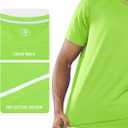 NORTHYARD Men's Athletic Running T-Shirts Workout Lightweight Short Sleeve Performance Shirts Top Tee (Green, XL)