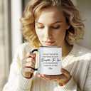 Jogskeor The Only Thing Better Than Having You As My Daughter in Law Gifts Coffee Mug, Mothers Day Birthday Christmas Gifts for Daughter in Law (White)