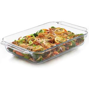 Libbey Baker's Premium Glass Casserole Baking Dish, 9-inch by 13-inch