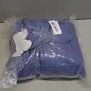 AmyHomie Cooling Blanket Queen Size, 100% Rayon Derived from Bamboo Waffle Blanket, Cool Summer Blanket for Hot Sleepers Soft Comfy Lightweight Blankets for All Seasons(Blue Violet, 9090in)