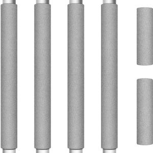 Refrigerator Door Handle Covers, Set of 6, Trimmable, Washable, Appliance Handle Covers, Fridge Door Handle Protector, Get Rid of Dirty Handprints. Timesaver, Kitchen Decor Accessories (Grey)