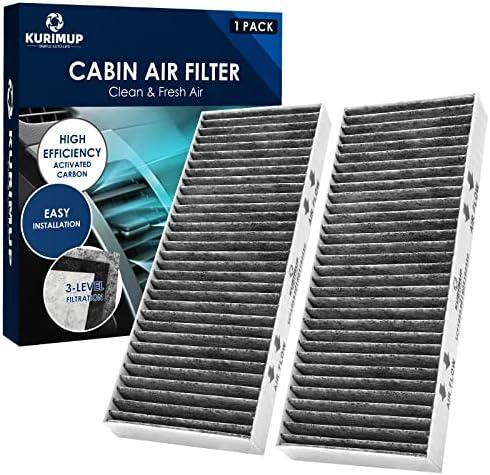KURIMUP Premium Cabin Air Filter with Activated Carbon,Replacement for CF10553(CP553), Fit for Nissan Frontier/NV1500/NV2500/NV3500/Pathfinder/Xterra and Suzuki Equator.