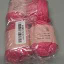 4 Multicolor Skeins Acrylic Yarn Soft Knitting Yarn for Crocheting DIY Handicraft Knitting