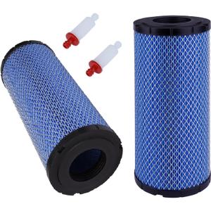 7082115 7081937 Air Filter Compatible with Polaris ACE 900, General 1000, General 4 1000, RZR 4 900, RZR 900, RZR S 1000 2015-20182PCS Air Filter+2PCS Fuel filter)