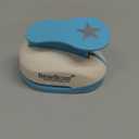 BearBoss Star Paper Punch, Handmade Scrapbook Paper Puncher, Different Size of Scrapbooking Punches Crafting Designs for Office Supplies, Card Making, DIY Albums Photos, Classic White