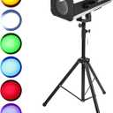 330w Follow Spotlight for Stage, 6 Color Adjustable Aperture and Zoom, with Tripod Mount, Suitable for Wedding and Concert DJ Stage Lighting