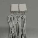 Extra Long 10FT Apple Fast Charger,[Apple MFi Certified]2Pack Fast iPhone Charger Travel Plug Adapter 20W Super Quick USB C Wall Block 10Foot Lightning Cable Cord for iPhone 14/13/12/11/8/X/XR/SE/iPad (White)