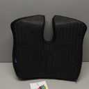 Cushion Lab Patented Pressure Relief Seat Cushion for Long Sitting Hours on Office & Home Chair - Extra-Dense Memory Foam for Soft Support. Car Pad for Hip, Tailbone, Coccyx, Sciatica - Black