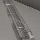 LazBlinds No Tools No Drill 1" Vinyl Mini Blinds, Cordless Blinds for Windows, Light Filtering Horizontal Window Blinds & Shades, 32" W x 64" H, Grey