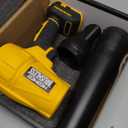 Electric Cordless Leaf Blower for DeWALT 20V Battery, 580,000 RPM Brushless Turbo Jet Blower with 3 Nozzles, Handheld Blower for Patio, Garden, Yard, Leaves, Dust, Garage & Snow Cleaning (Not Battery)
