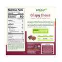 Sprout Organic Toddler Snacks, Crispy Chews, Red Berry & Beet, 3.15 oz - Pack of 10
