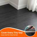 36-Pack Peel and Stick PVC Floor Tiles (54 Sq.Ft), Black
