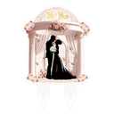 3 x Wedding Cake Topper Mr and Mrs Cake Topper Bride and Groom Topper Wedding Cake Decorations