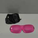 Nidra Contoured Sleep Mask for Side Sleepers  Zero Pressure Fit, Light Blocking Eye Shade for Sleeping & Travel  Pink, Standard Size