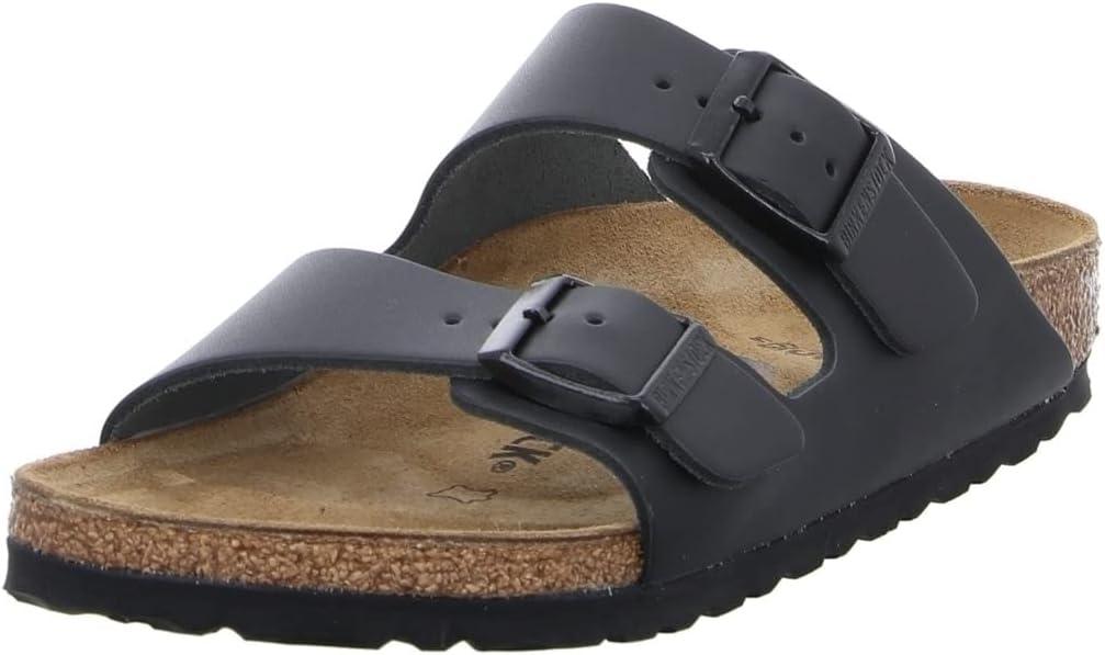 Birkenstock Women's Arizona Soft Footbed Sandals (9-10 Women/7-7.5 Men, Black)