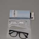 Gaoye Eyewear Frames for Men - Blue Light Blocking Square Glasses, Anti UV Ray Computer Gaming, Blue Blockers for Women (*Black & Transparent)