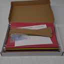 25 Blue Summit Supplies Legal Size Hanging File Folders - Assorted Colors, 2" Expansion, Legal Hanging File Folders for Filing Cabinet, 11PT Paper Stock with Tabs and Inserts Included