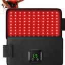 Infrared Red Light Therapy for Body: 5000mAh Rechargeable Cordless Light Therapy Pad for Back Waist Knee Hand Shoulder Relief, 660nm 850nm Red Light Therapy Heating Light Wrap Belt Gift for Women Men