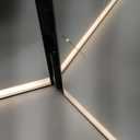 XIGETRAIL Rechargeable 3 Way Mirror for Self Hair Cutting with 8 Light Strips & Telescoping Hooks for Makeup,Shaving,Braiding&Styling-Trifold Barber Mirror