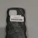 XIZYO for iPhone 16 Plus Case, Cute Wavy Floral Flower Rose Aesthetic, Curly Wave Frame Women Girls Matte TPU Bumper Shockproof Case, Matte Black