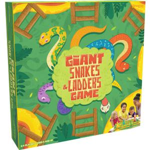 Pressman Giant Snakes & Ladders Game - Classic Gameplay Supersized, 60 months to 1188 months