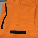 Men's Long Sleeve Polo Shirts Quarter Zip Up Pullover Slim Fit Casual Stylish Golf Shirt for Men Lightweight Tops with Pocket (Large, Orange)