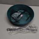 Metal Bird Bath for Outdoor - Garden Bird Bath with Removable Bowl Heavy-Duty Base, Winter Birdbath Feeder Rust-Proof Birdbaths for Garden Yard Lawn Decor, Easy to Install(Green)