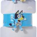 2 x LUV HER Bluey 3 Slap Bracelets for Girls – Fun Confetti Wristband Featuring Bluey – Adjustable Fit – Birthday Party Favor or Gift – Ages 3+