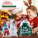 38PCS Christmas Gift Bags, Assorted Sizes Bulk S/M/L, Waterproof Holiday Gift Wrap with Drawstring,Gift Sacks,Gift Wrap Bags,Gift Bags For Presentsgift (38)