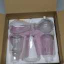 Mkono Propagation Vases for Plants, Set of 5 Small Glass Jar Planters for Hydroponic Cutting Flowers, Plant Station Bud Vases for Centerpieces Home Office Decor Gift (Clear)