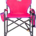 SUNNYFEEL Small Camping Chair, Portable Folding Aluminum Directors Chairs Lightweigh with Cup Hold, Pocket for Beach,Trip,Picnic,Outdoor Sports Events Foldable Camp Lawn Chair with Backpack Straps