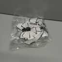 2 x 2PCS Hair Bows for Girls White Bowknot Hair Clips BarrettesLeather Bows with Long Tail Hair Accessories for Girls Toddlers Teens Kids