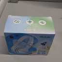 iClever BTH12 Kids Bluetooth Headphones,Colorful LED Lights Kids Headphones Wireless,74/85dBA Safe Volume,85H Playtime,Fast Charging,Bluetooth 5.2,Over Ear,Built-in Mic for iPad/Tablet/Airplane,Purple