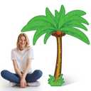 Colingmill 1 PC 4 ft Palm Tree Cardboard Cutout Stand up Luau Party Decorations Aloha Summer Hawaiian Party Photo Props Large Palm Tree Decor for Beach Pool Hawaiian Supplies