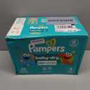 Pampers Diapers - Baby Dry - Size 1, 120 Count, Absorbent Disposable Infant Diaper (Packaging May Vary)